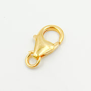 0925NTC1WRGP. 8MM Gold Plated Silver Trigger Clasp